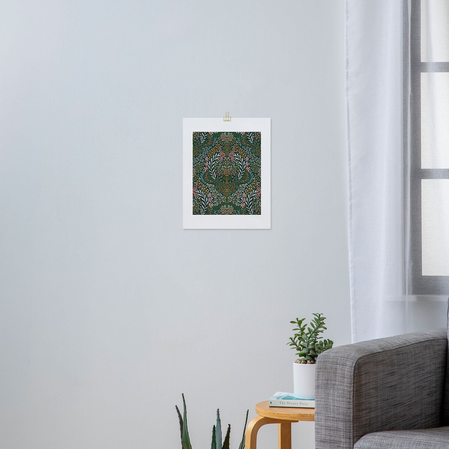 Marta Barragan Camarasa Enchanted Woodland Oasis Art Print