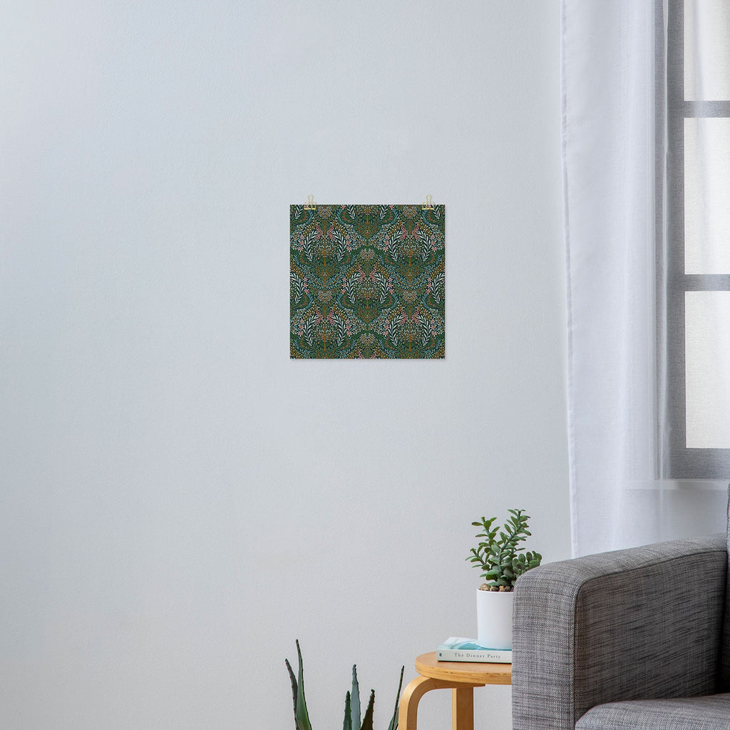 Marta Barragan Camarasa Enchanted Woodland Oasis Art Print