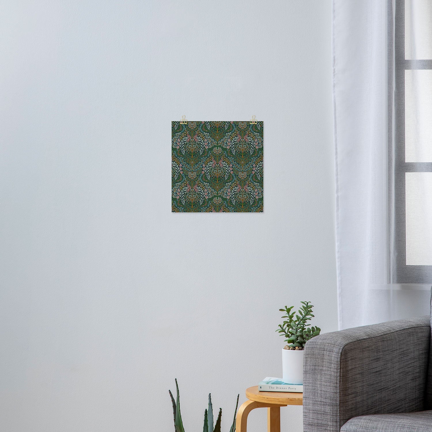 Marta Barragan Camarasa Enchanted Woodland Oasis Art Print