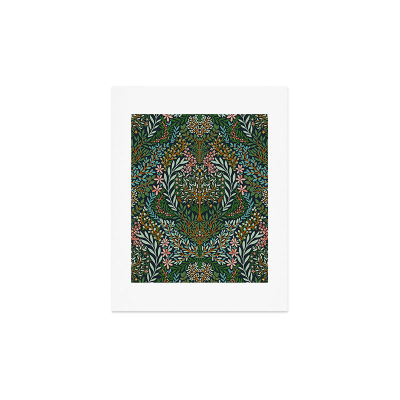 Marta Barragan Camarasa Enchanted Woodland Oasis Art Print