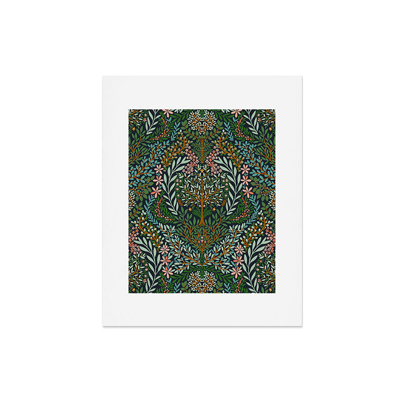 Marta Barragan Camarasa Enchanted Woodland Oasis Art Print