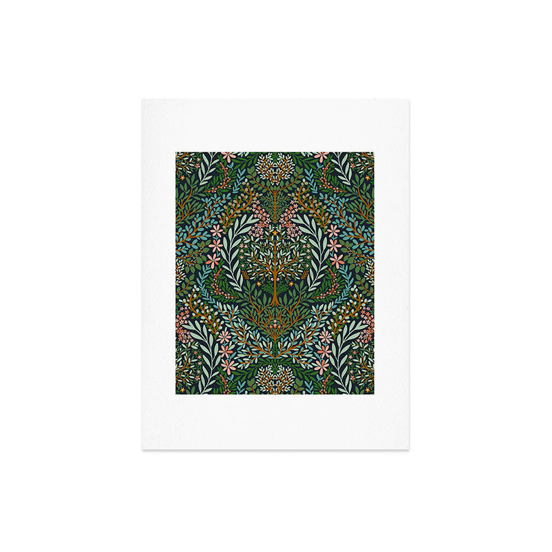 Marta Barragan Camarasa Enchanted Woodland Oasis Art Print