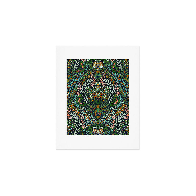 Marta Barragan Camarasa Enchanted Woodland Oasis Art Print