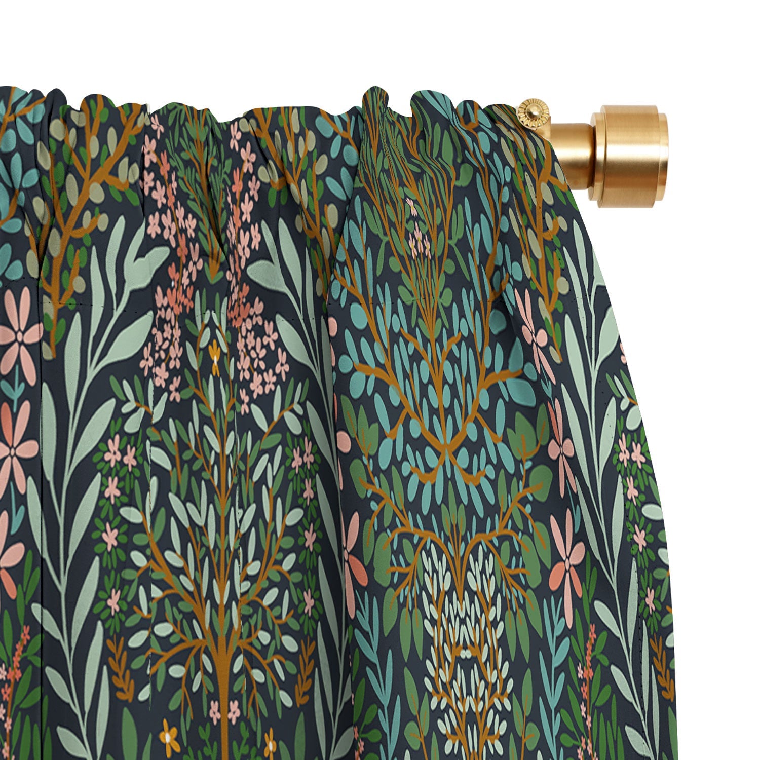 Marta Barragan Camarasa Enchanted Woodland Oasis Blackout Window Curtain