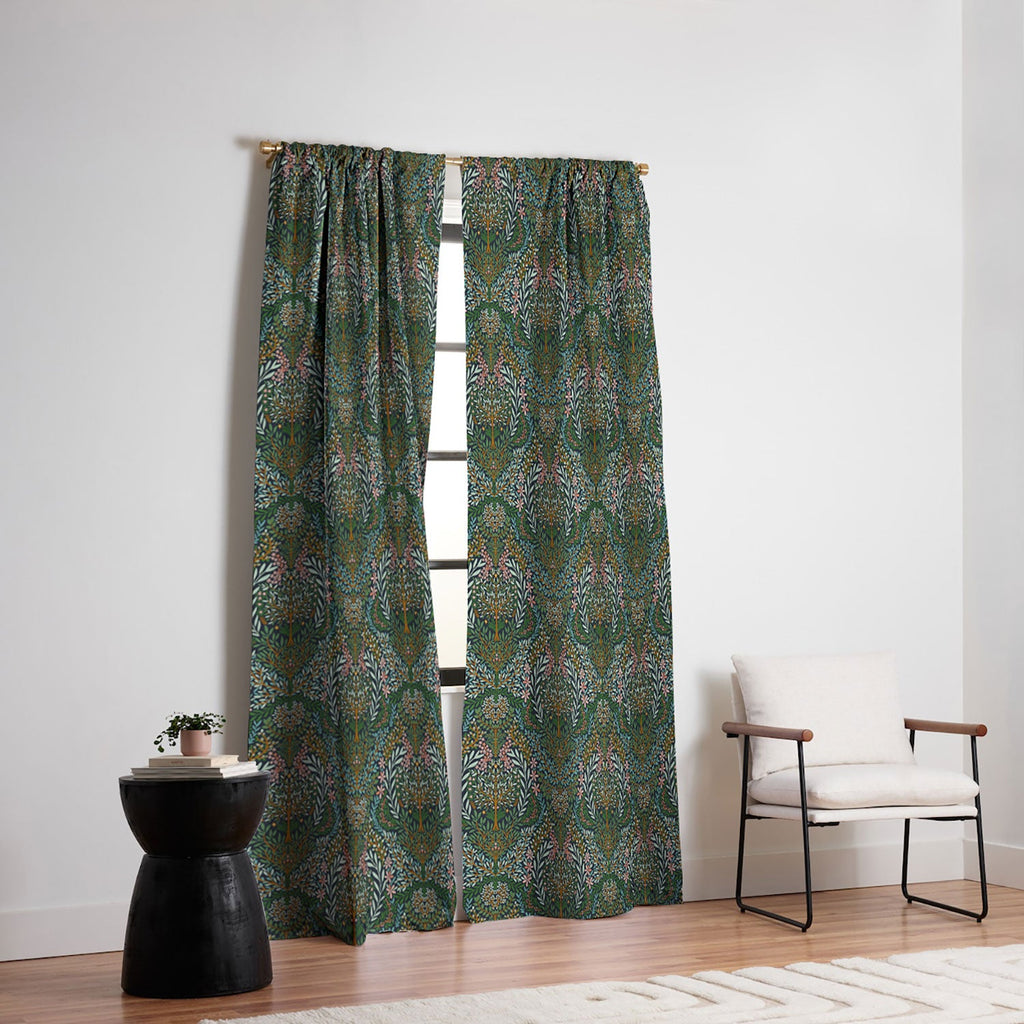 Marta Barragan Camarasa Enchanted Woodland Oasis Blackout Window Curtain