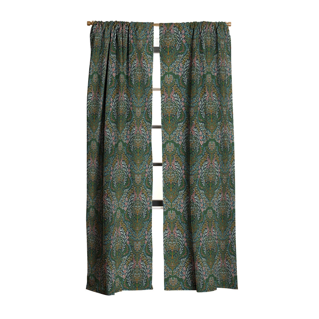 Marta Barragan Camarasa Enchanted Woodland Oasis Blackout Window Curtain