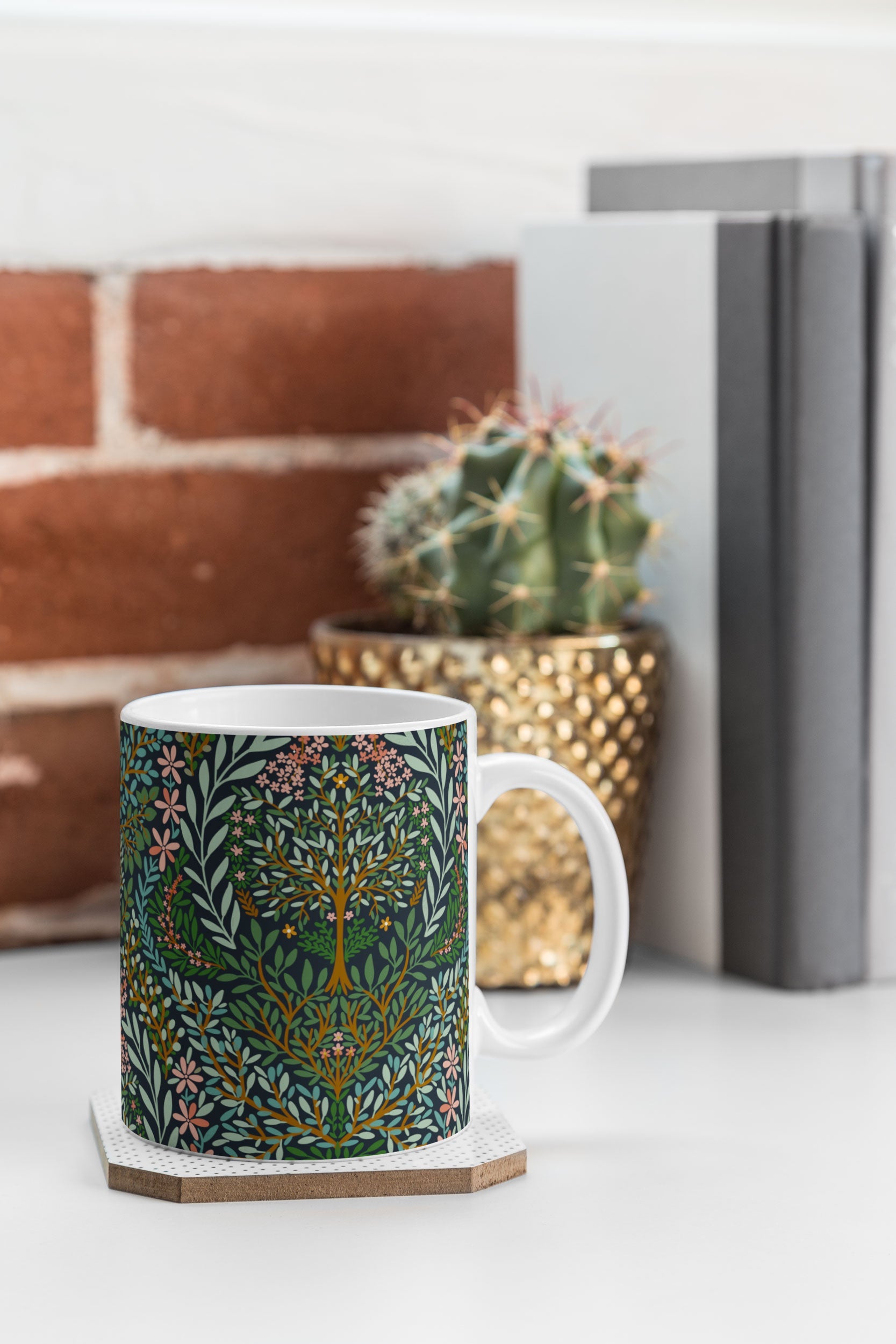 Marta Barragan Camarasa Enchanted Woodland Oasis Coffee Mug
