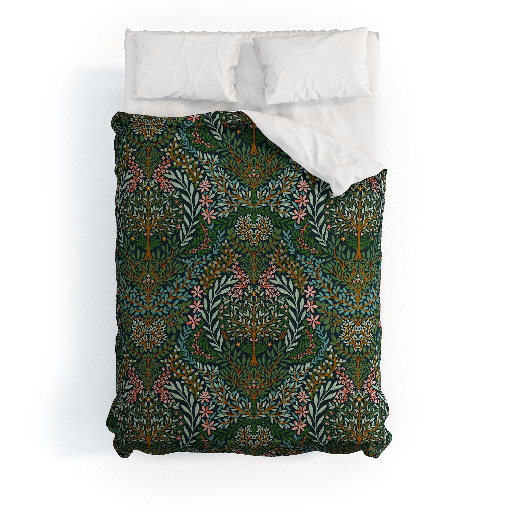 Marta Barragan Camarasa Enchanted Woodland Oasis Comforter