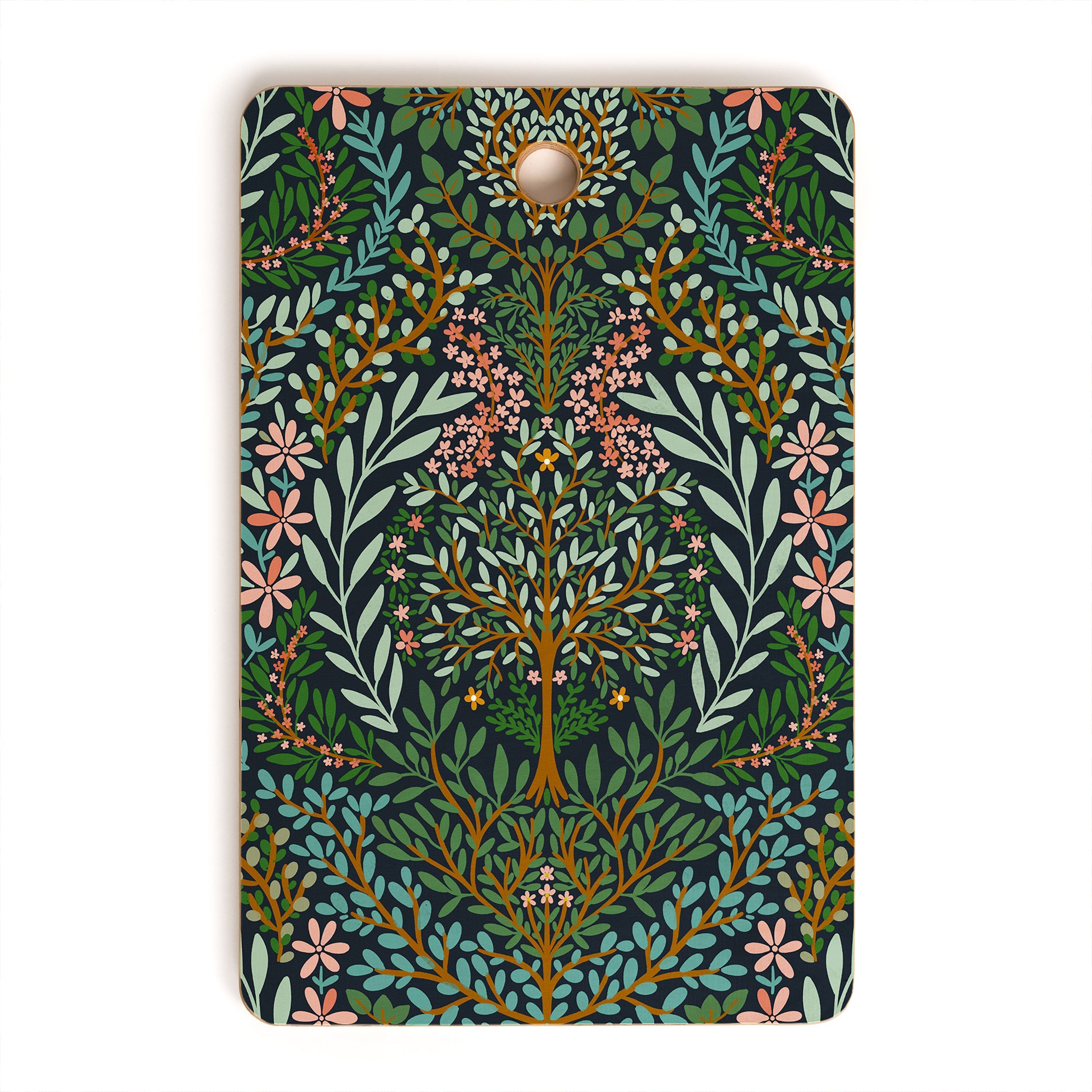 Marta Barragan Camarasa Enchanted Woodland Oasis Cutting Board Rectangle