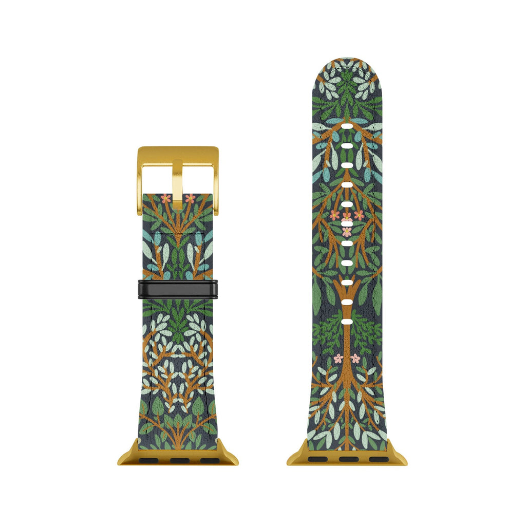 Marta Barragan Camarasa Enchanted Woodland Oasis Apple Watch Band