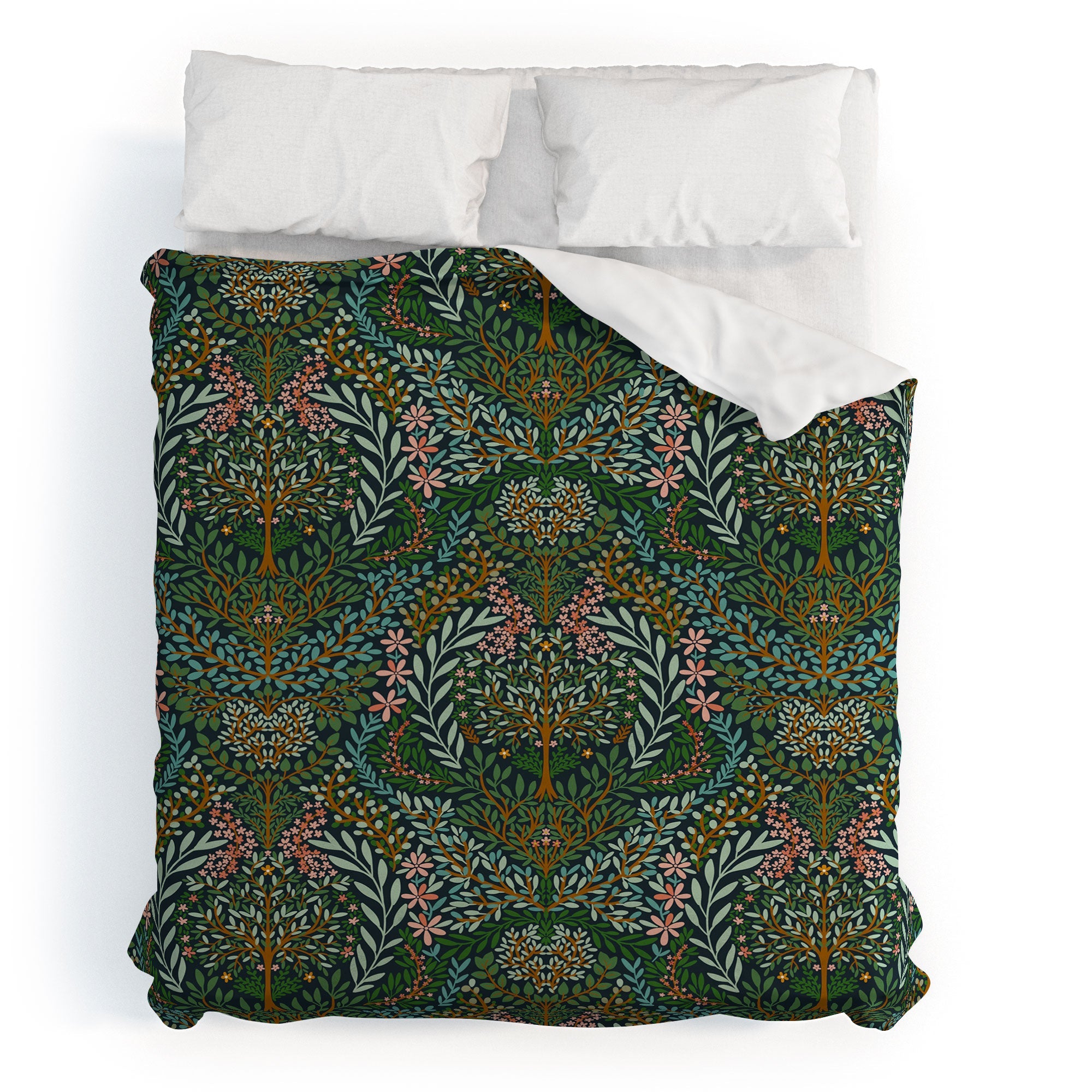 Marta Barragan Camarasa Enchanted Woodland Oasis Duvet Cover