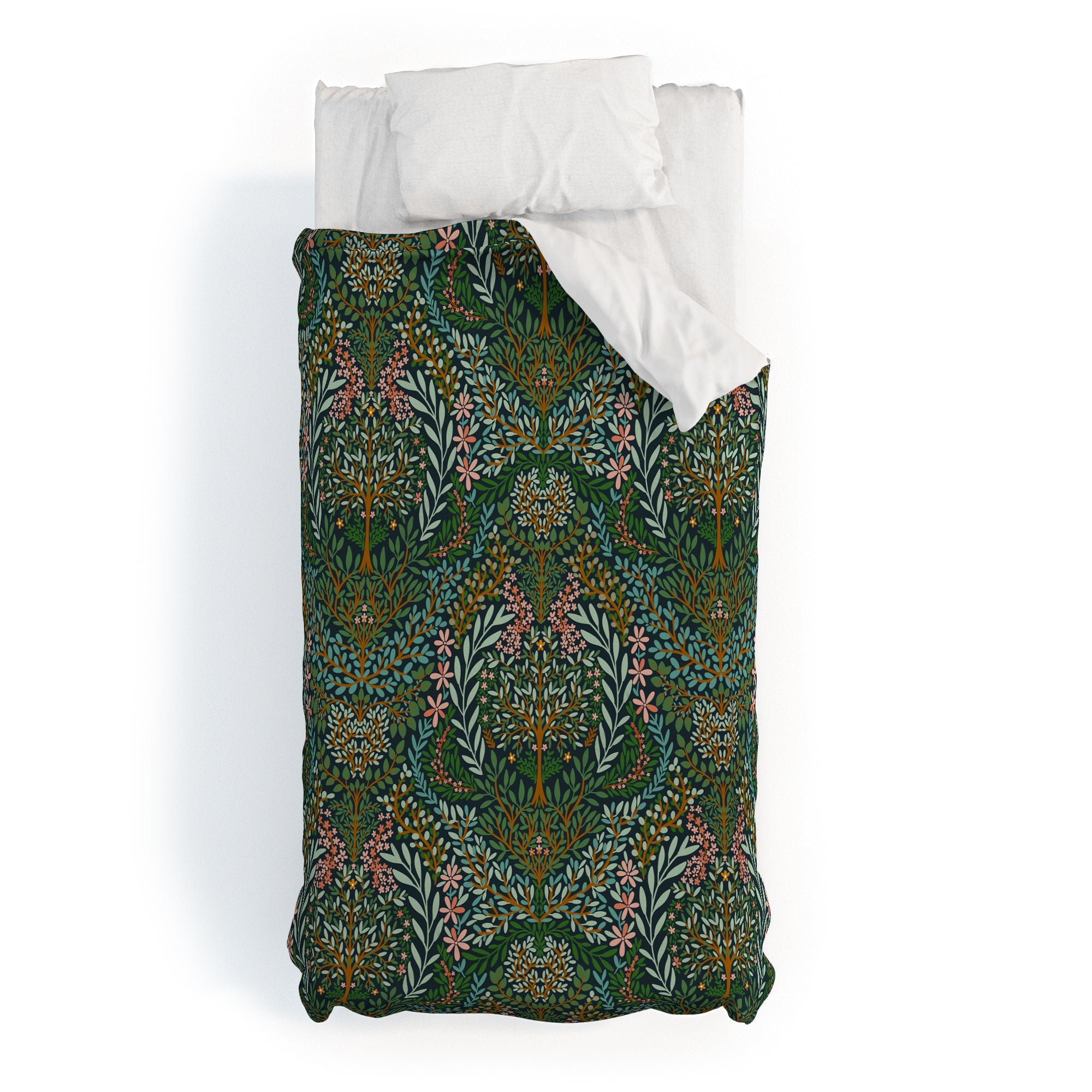 Marta Barragan Camarasa Enchanted Woodland Oasis Duvet Cover