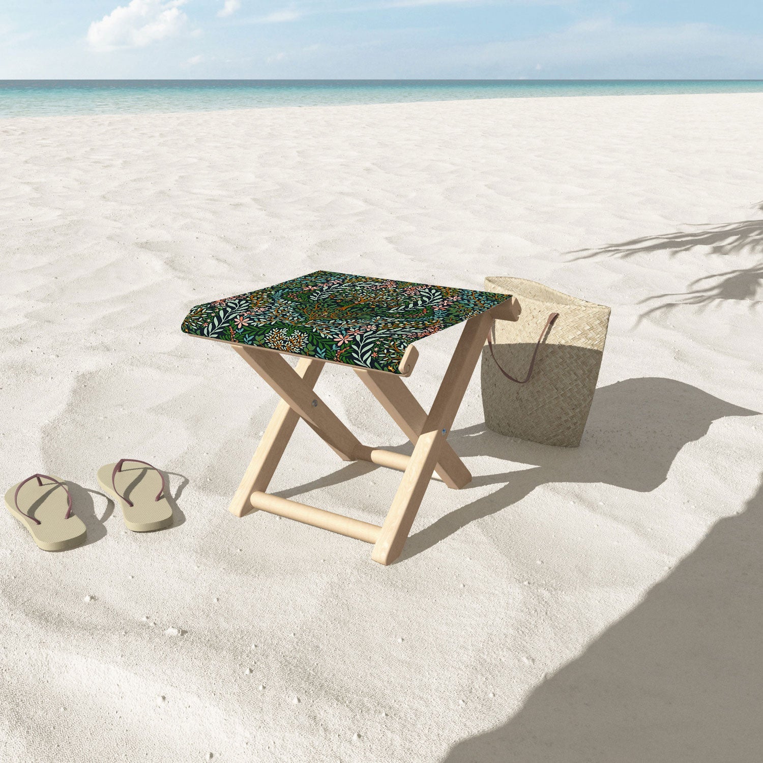 Marta Barragan Camarasa Enchanted Woodland Oasis Folding Stool