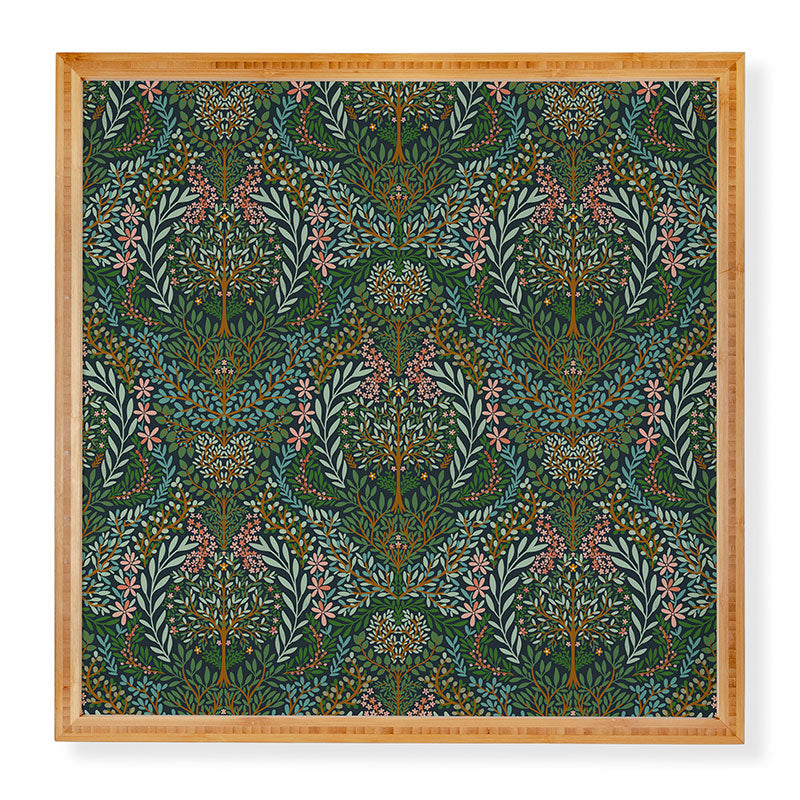 Marta Barragan Camarasa Enchanted Woodland Oasis Framed Wall Art