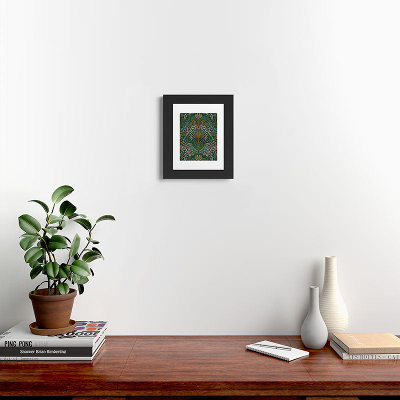 Marta Barragan Camarasa Enchanted Woodland Oasis Framed Art Print
