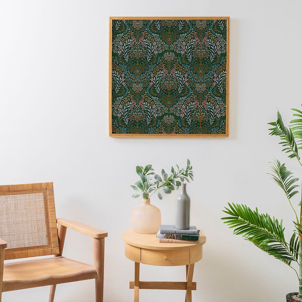 Marta Barragan Camarasa Enchanted Woodland Oasis Framed Wall Art