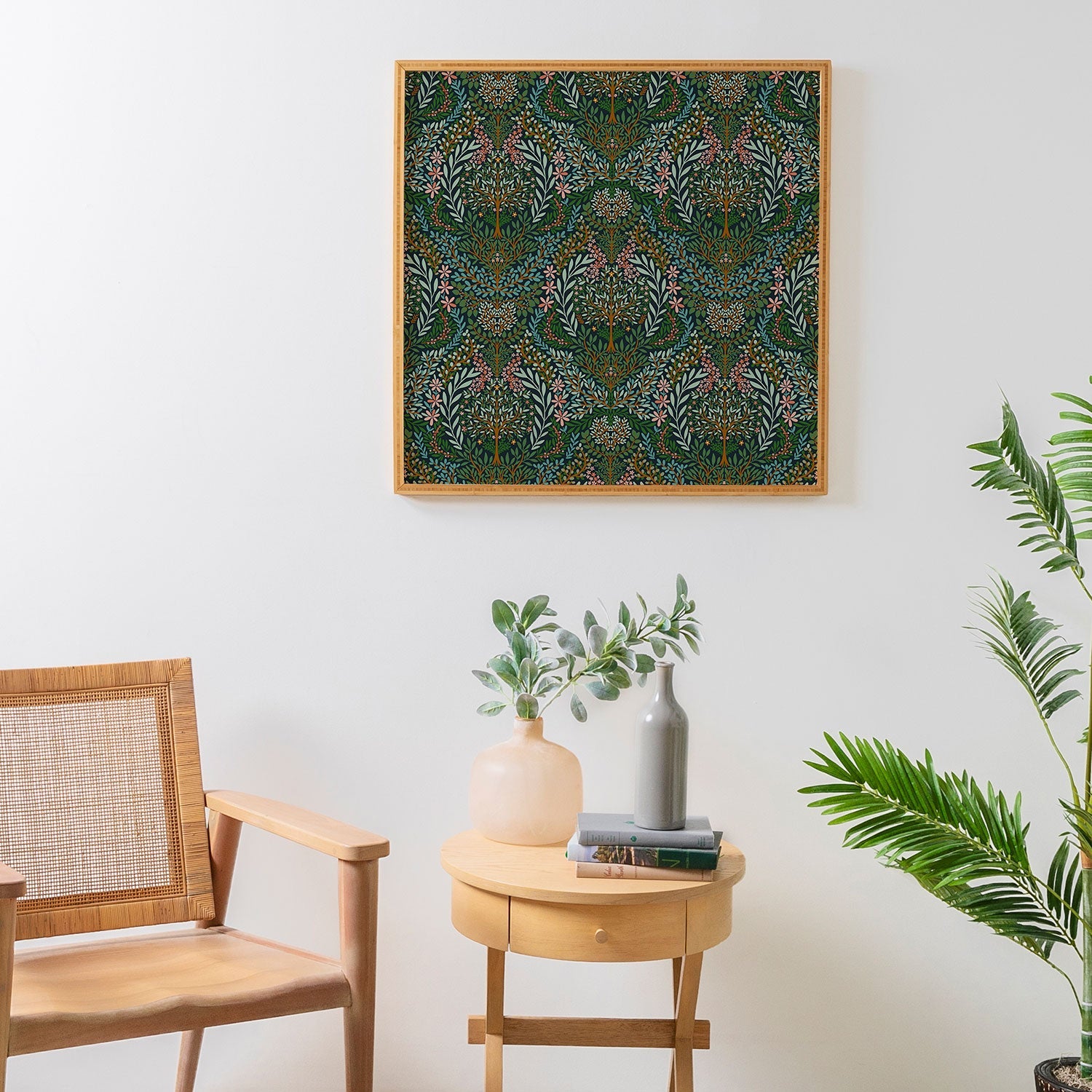 Marta Barragan Camarasa Enchanted Woodland Oasis Framed Wall Art
