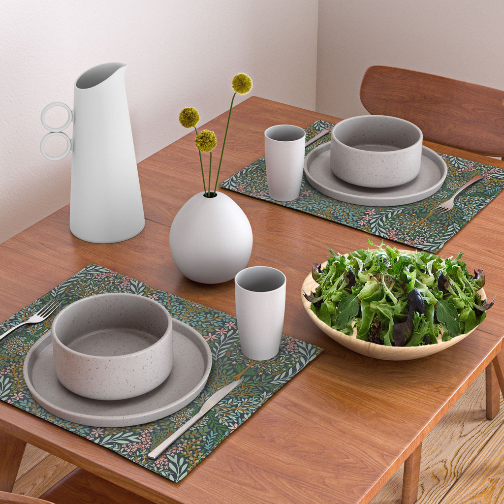 Marta Barragan Camarasa Enchanted Woodland Oasis Placemat