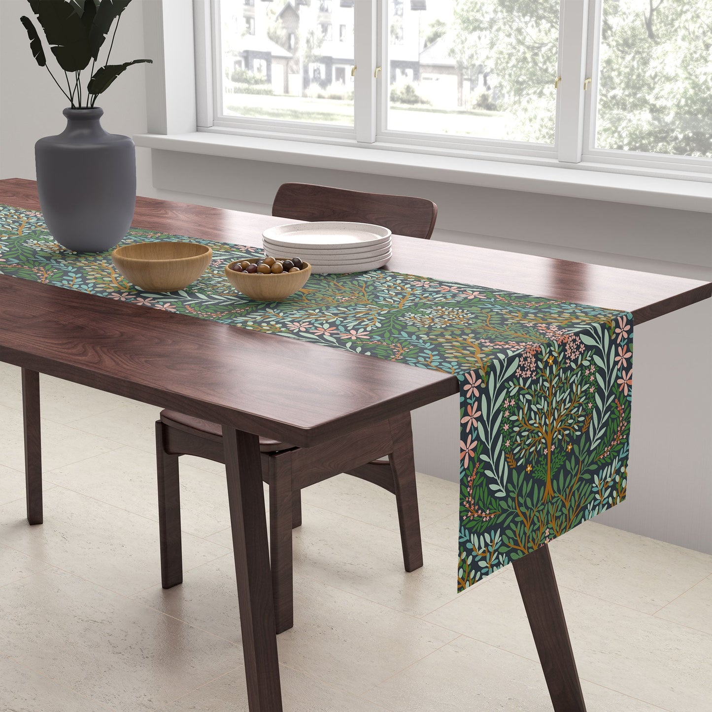 Marta Barragan Camarasa Enchanted Woodland Oasis Table Runner