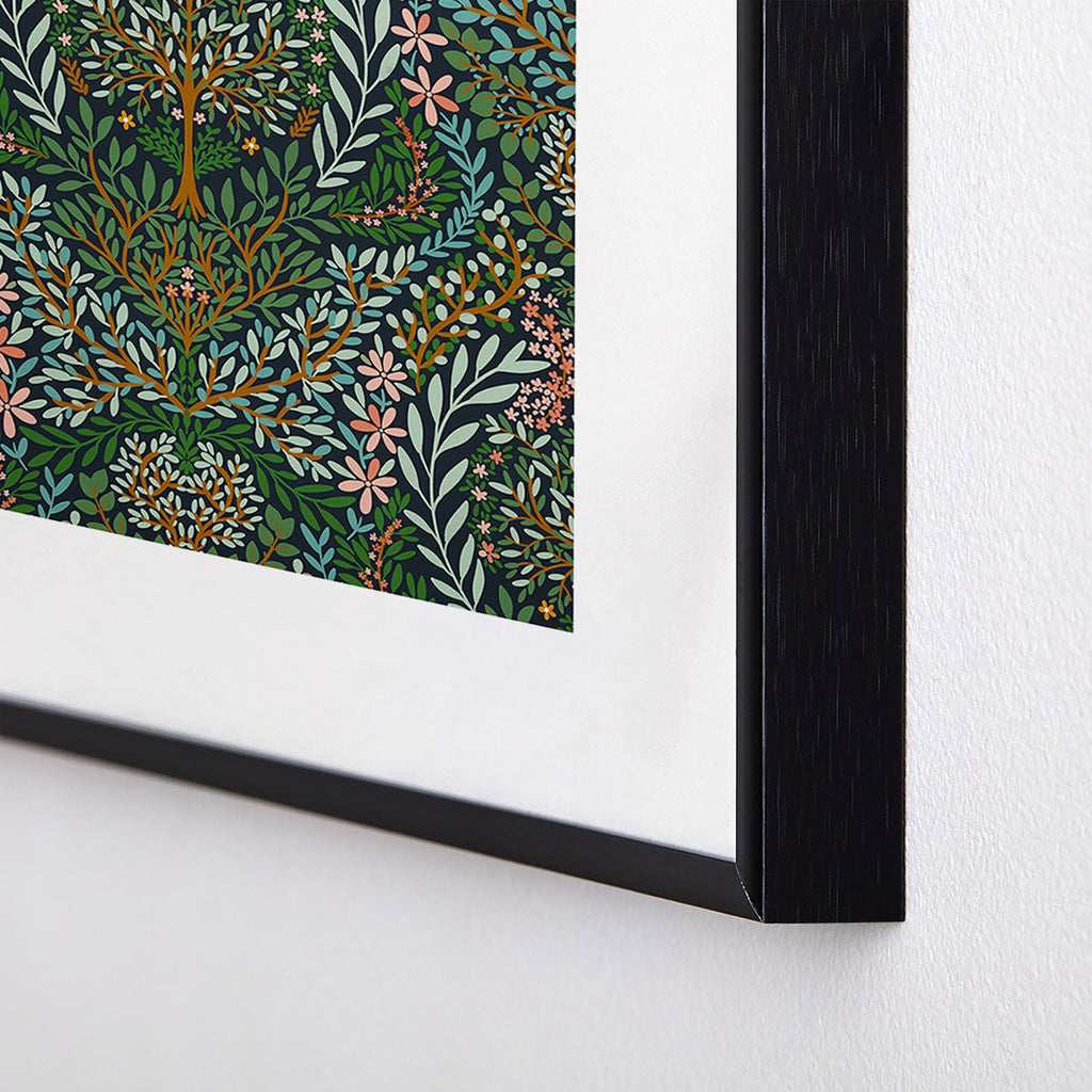 Marta Barragan Camarasa Enchanted Woodland Oasis Metal Framed Art Print