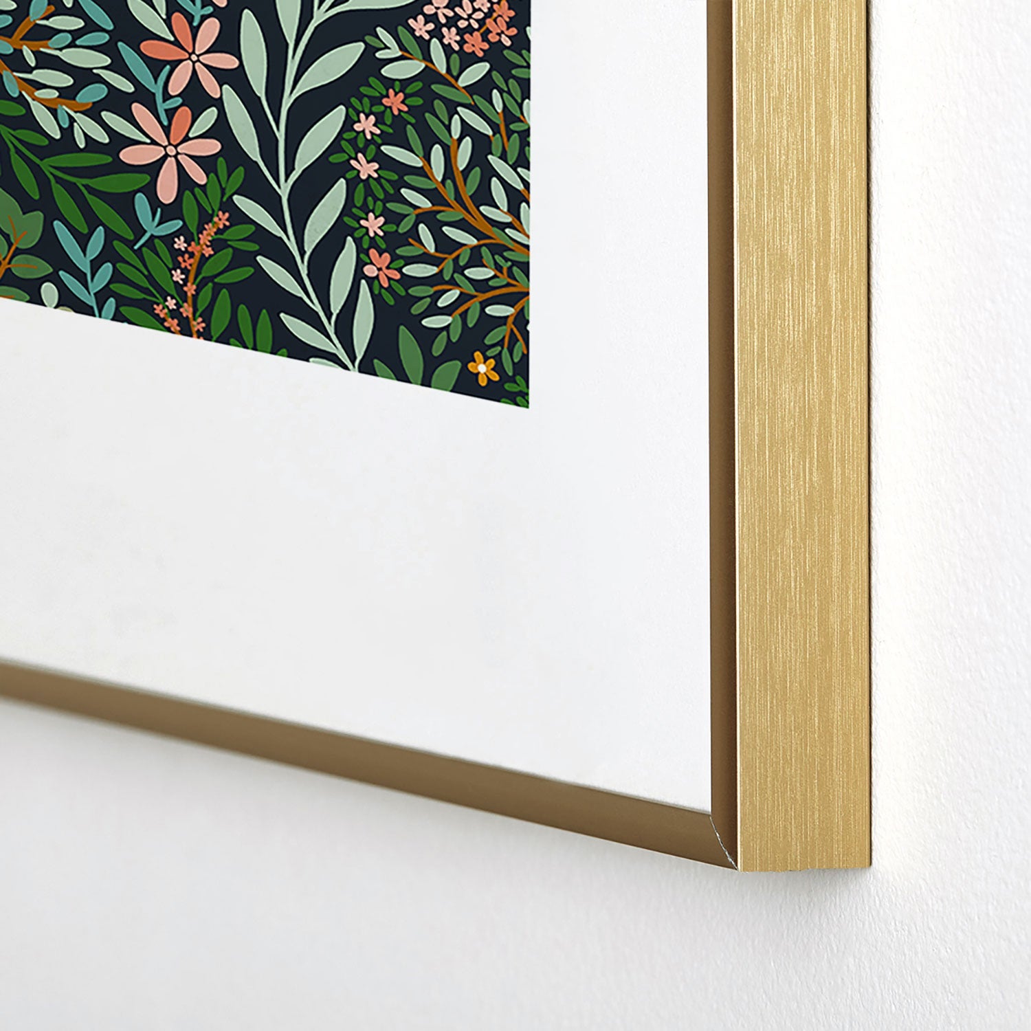 Marta Barragan Camarasa Enchanted Woodland Oasis Metal Framed Art Print