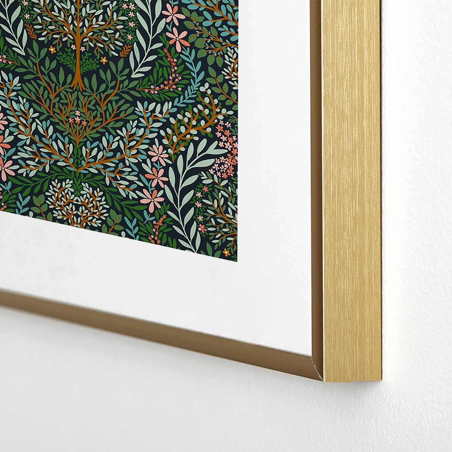 Marta Barragan Camarasa Enchanted Woodland Oasis Metal Framed Art Print