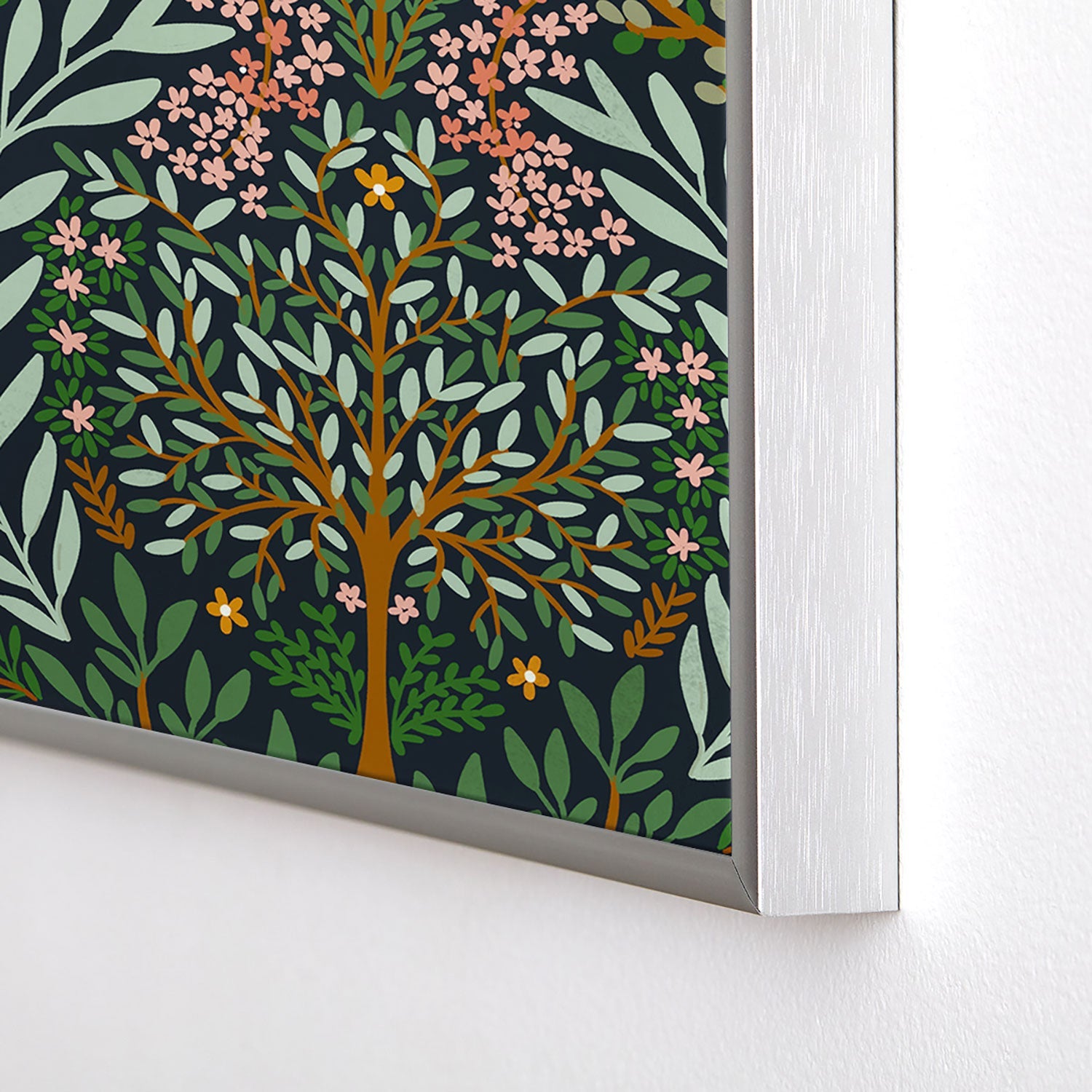 Marta Barragan Camarasa Enchanted Woodland Oasis Square Metal Framed Art Print