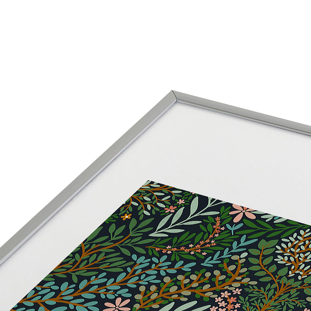 Marta Barragan Camarasa Enchanted Woodland Oasis Metal Framed Art Print