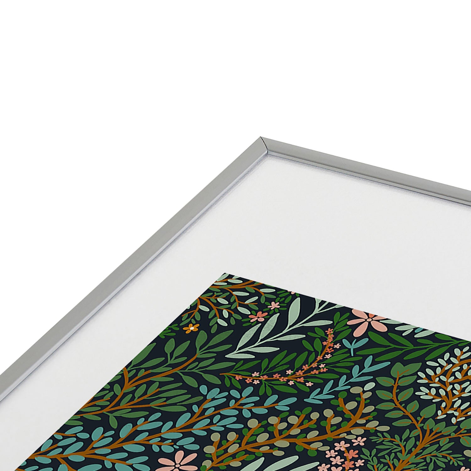 Marta Barragan Camarasa Enchanted Woodland Oasis Metal Framed Art Print