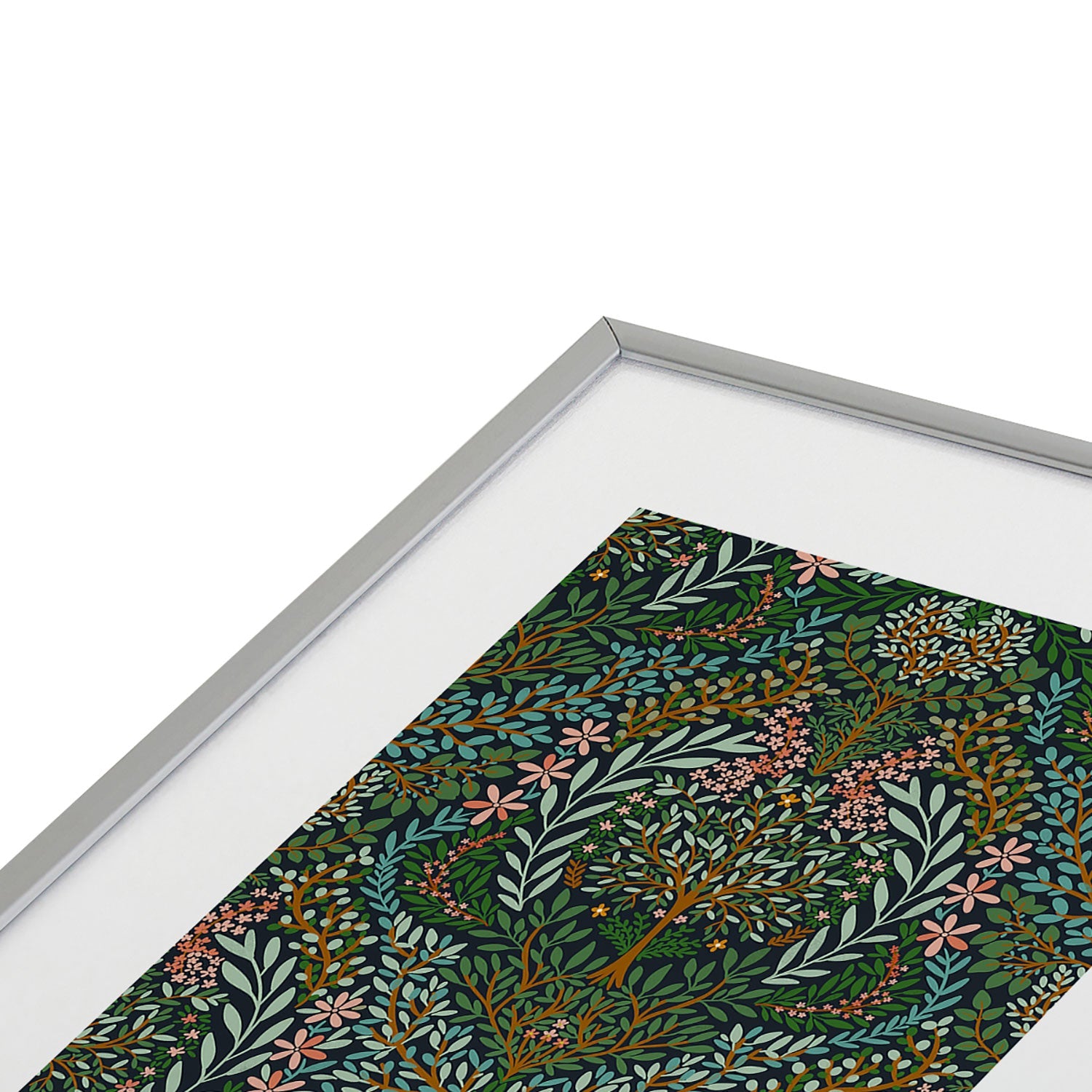 Marta Barragan Camarasa Enchanted Woodland Oasis Metal Framed Art Print