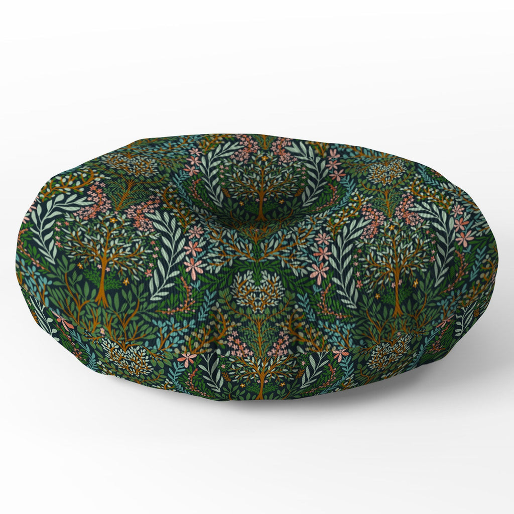 Marta Barragan Camarasa Enchanted Woodland Oasis Floor Pillow Round