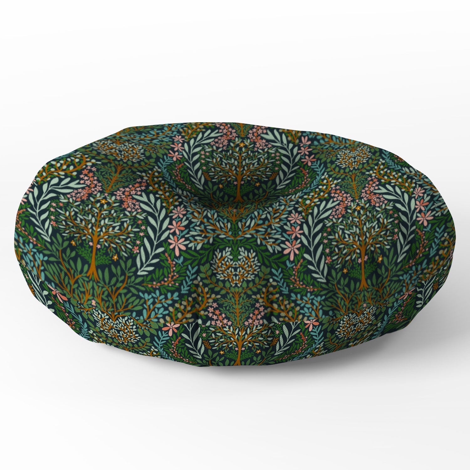 Marta Barragan Camarasa Enchanted Woodland Oasis Floor Pillow Round