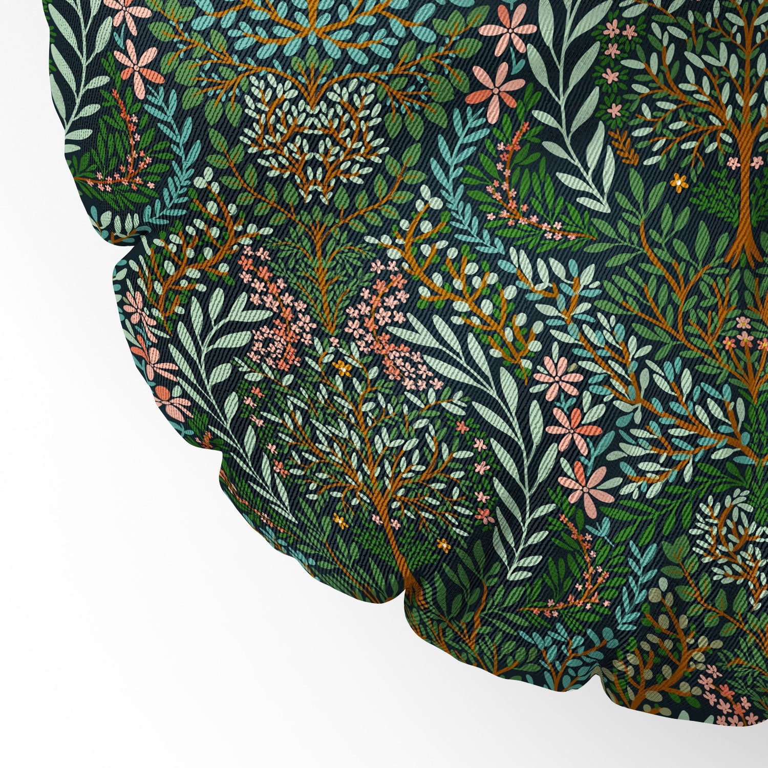 Marta Barragan Camarasa Enchanted Woodland Oasis Floor Pillow Round
