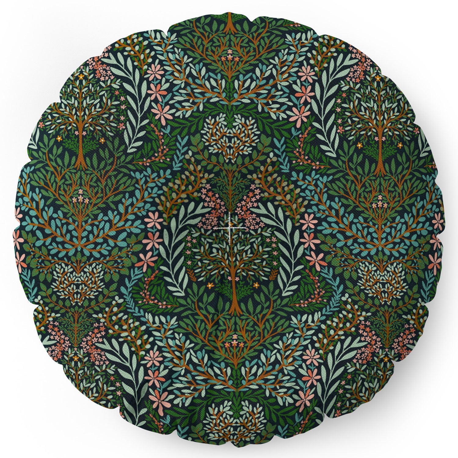 Marta Barragan Camarasa Enchanted Woodland Oasis Floor Pillow Round