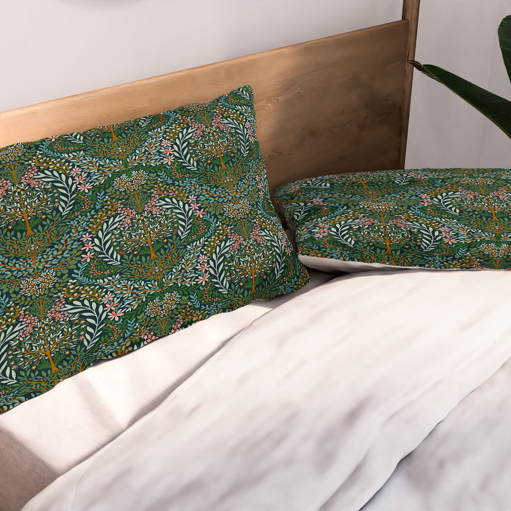 Marta Barragan Camarasa Enchanted Woodland Oasis Pillow Shams