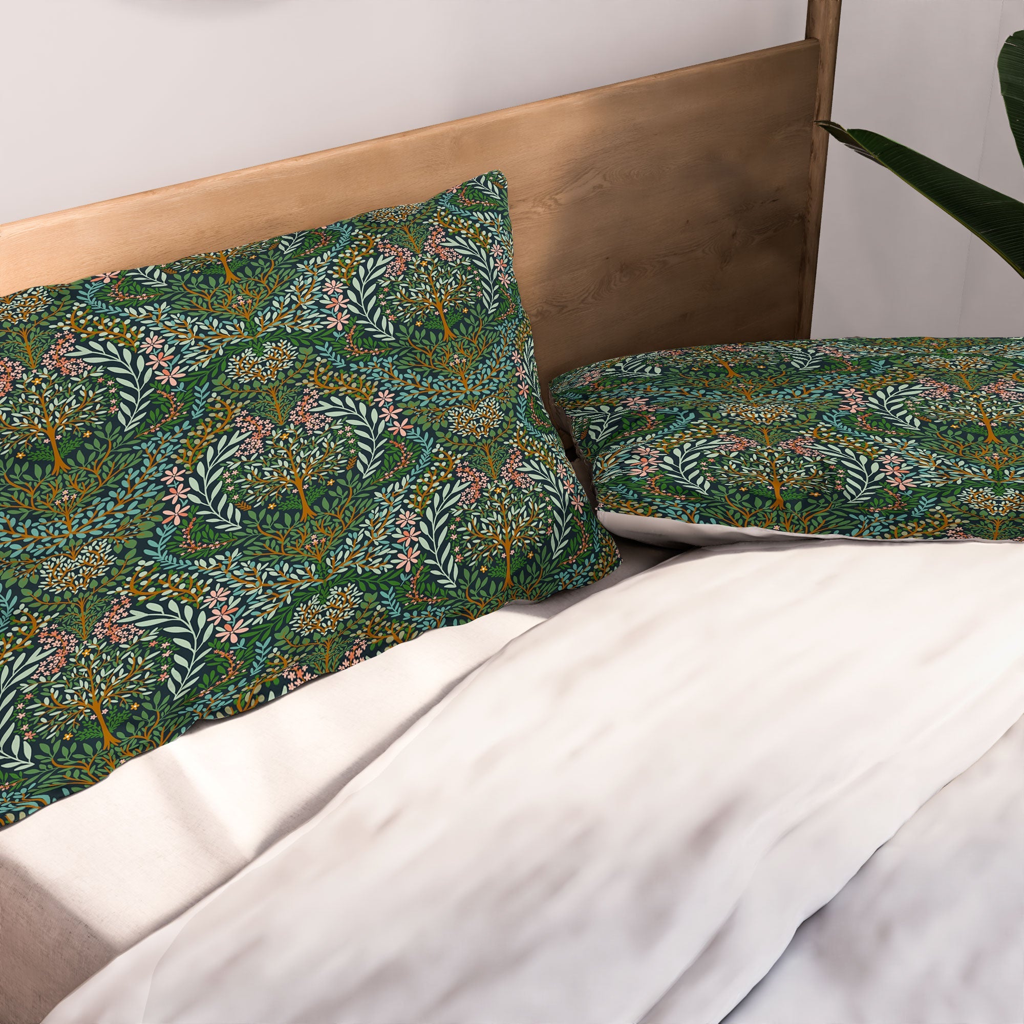 Marta Barragan Camarasa Enchanted Woodland Oasis Pillow Shams