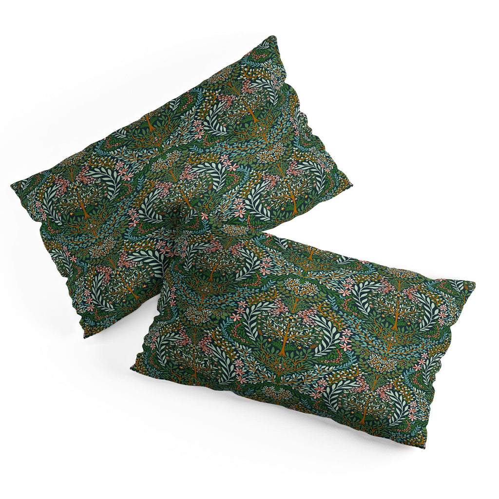 Marta Barragan Camarasa Enchanted Woodland Oasis Pillow Shams