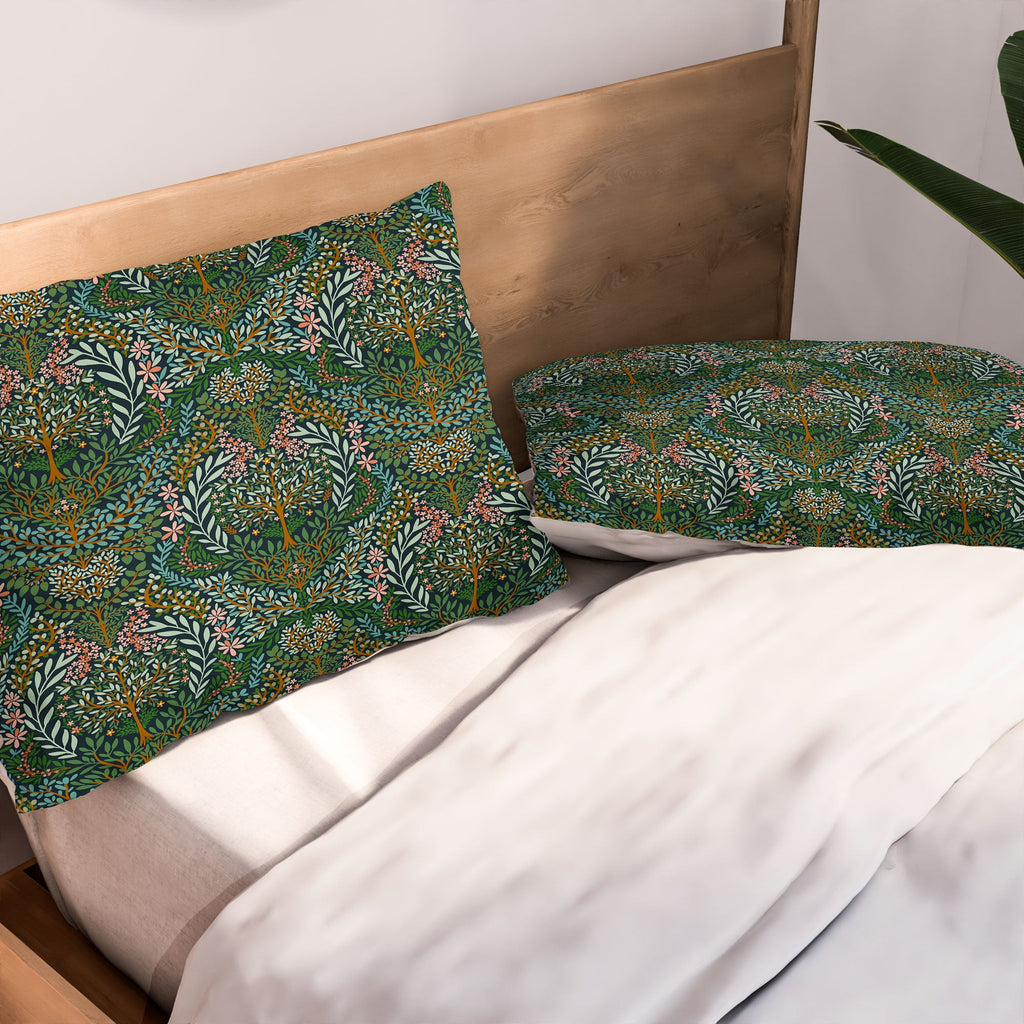 Marta Barragan Camarasa Enchanted Woodland Oasis Pillow Shams