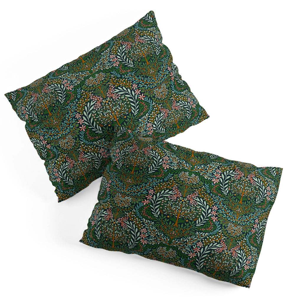 Marta Barragan Camarasa Enchanted Woodland Oasis Pillow Shams