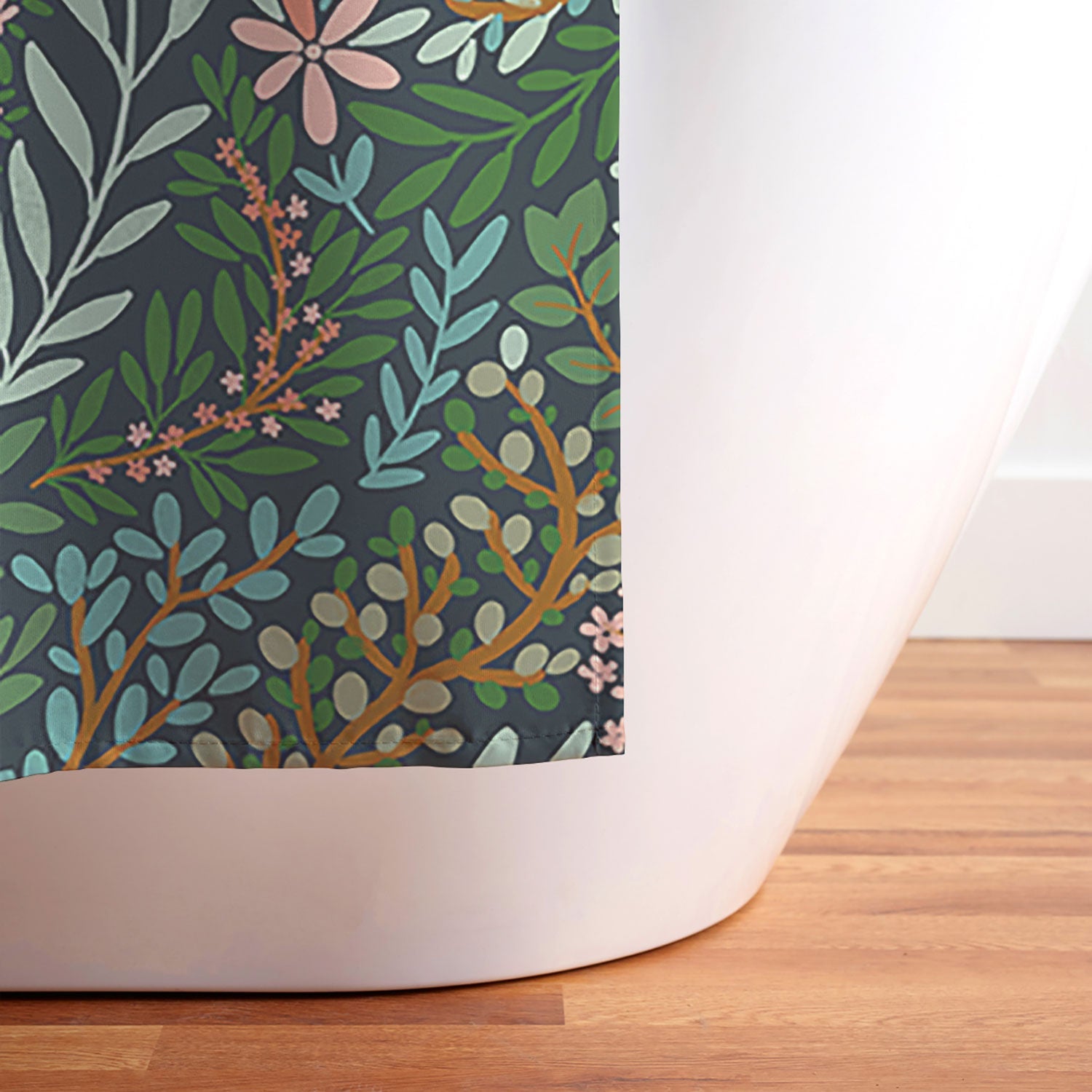 Marta Barragan Camarasa Enchanted Woodland Oasis Shower Curtain