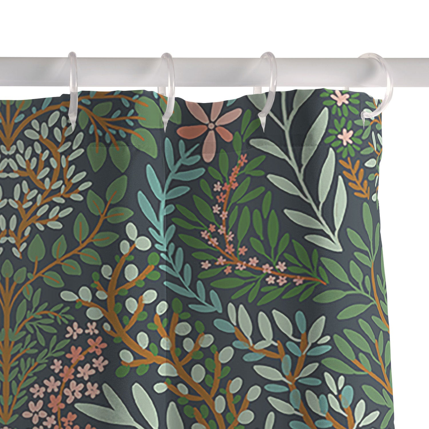 Marta Barragan Camarasa Enchanted Woodland Oasis Shower Curtain