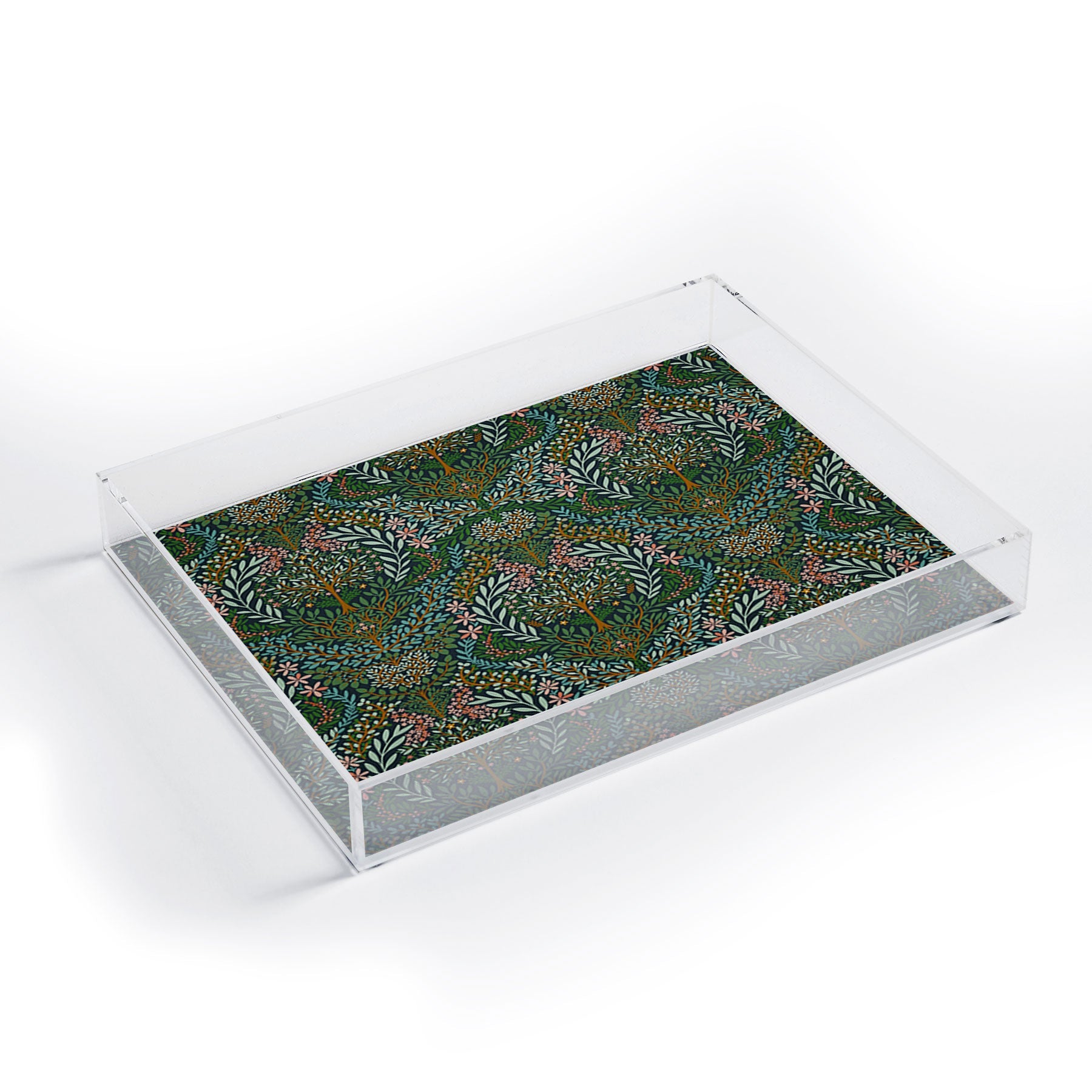 Marta Barragan Camarasa Enchanted Woodland Oasis Acrylic Tray