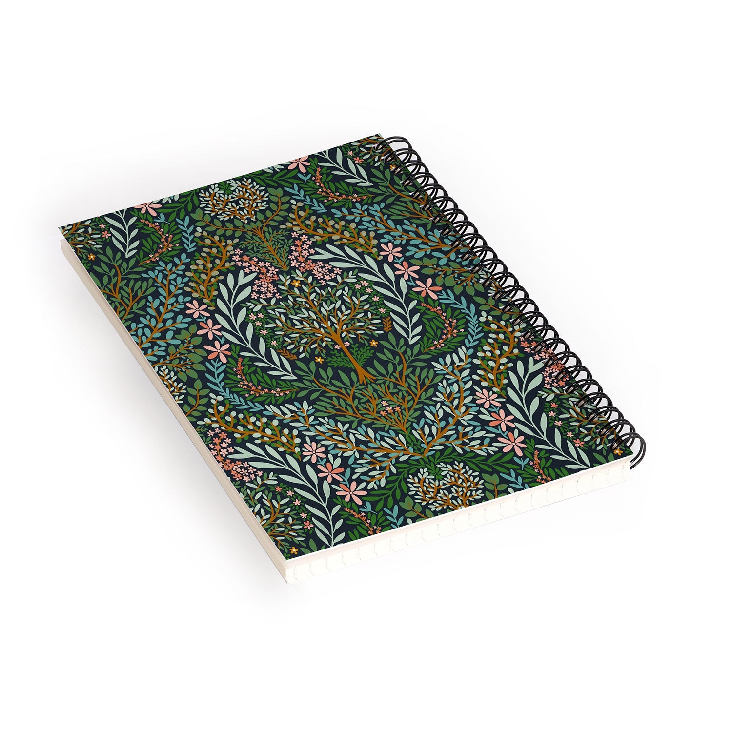 Marta Barragan Camarasa Enchanted Woodland Oasis Spiral Notebook