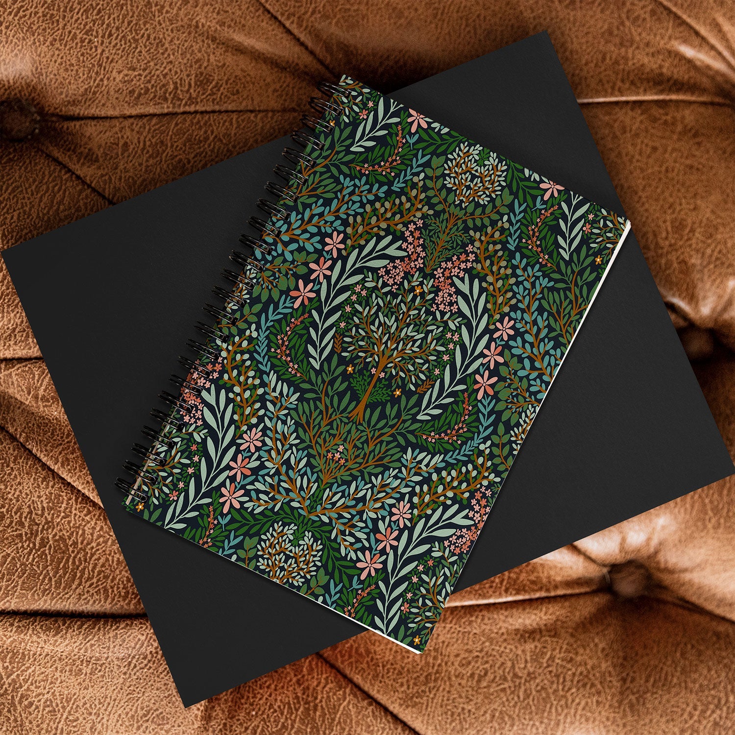 Marta Barragan Camarasa Enchanted Woodland Oasis Spiral Notebook