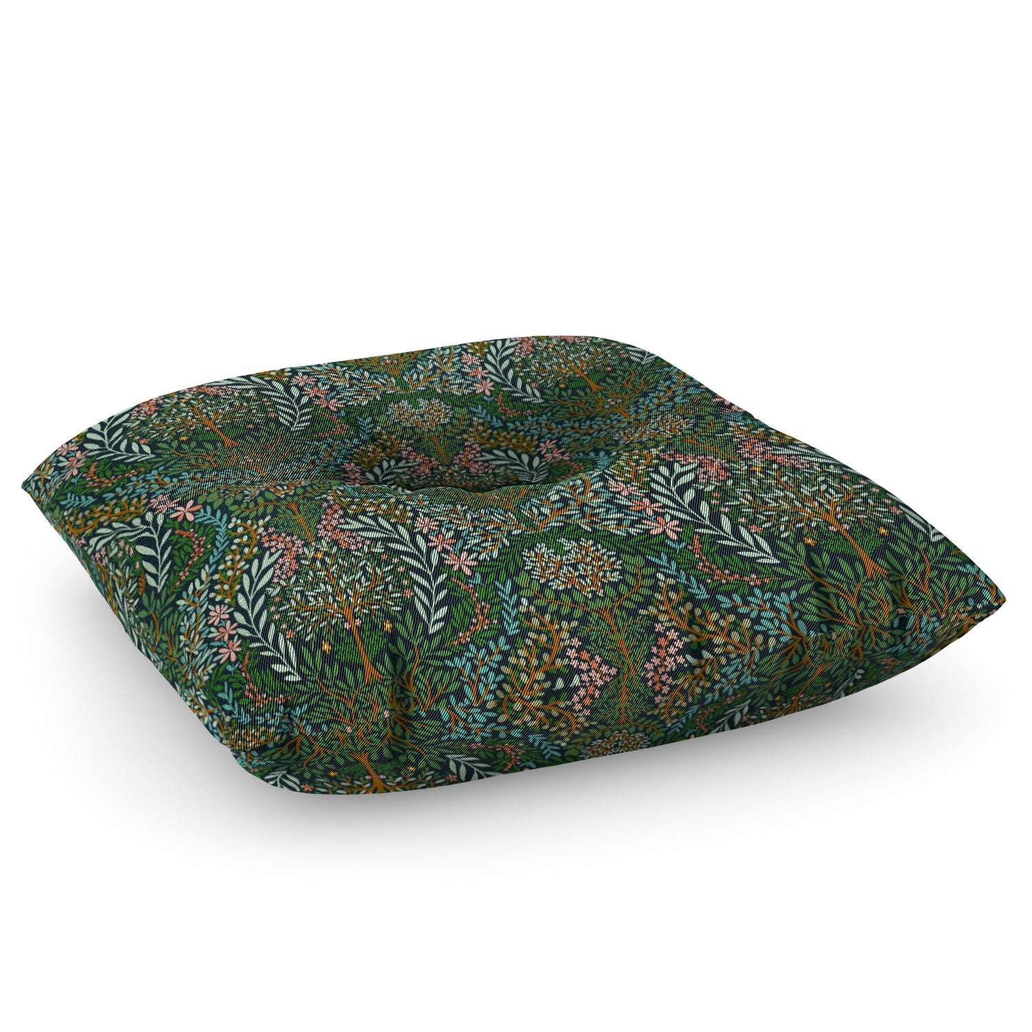 Marta Barragan Camarasa Enchanted Woodland Oasis Floor Pillow Square