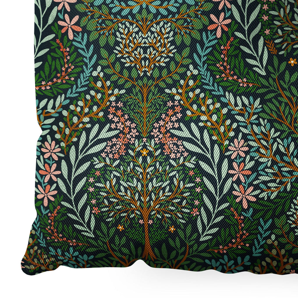 Marta Barragan Camarasa Enchanted Woodland Oasis Floor Pillow Square