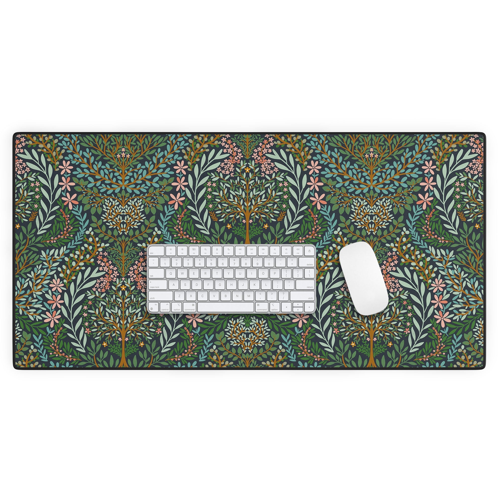 Marta Barragan Camarasa Enchanted Woodland Oasis Desk Mat