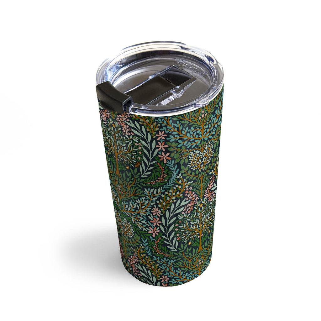 Marta Barragan Camarasa Enchanted Woodland Oasis Travel Mug