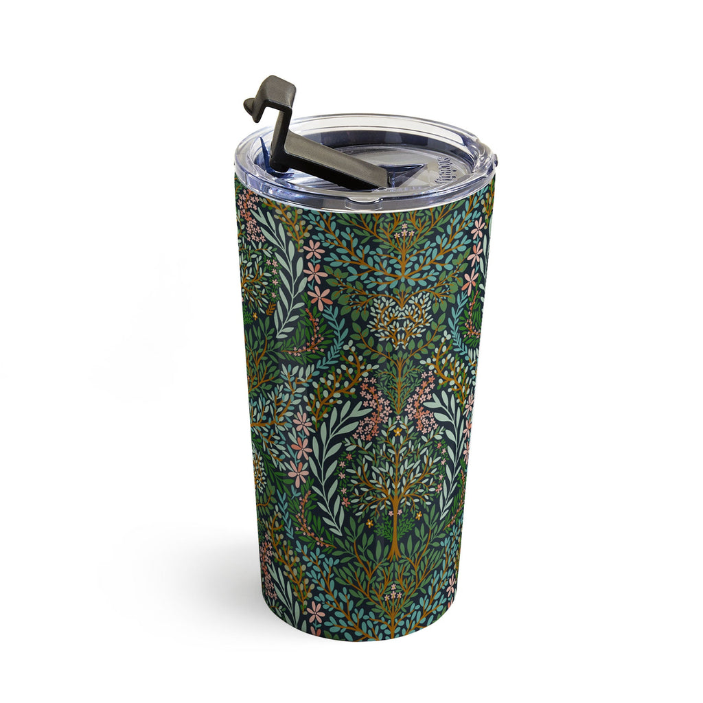 Marta Barragan Camarasa Enchanted Woodland Oasis Travel Mug