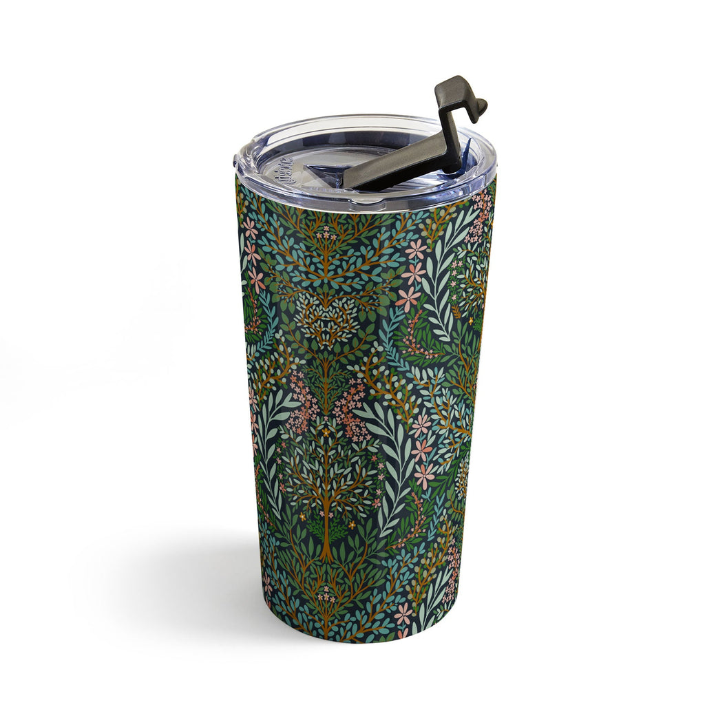 Marta Barragan Camarasa Enchanted Woodland Oasis Travel Mug
